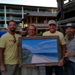 Members of the Vero Beach Lifeguard Association presented Lee Olsen, manager of Waldo's Restaurant & Lounge in Vero Beach, with the 2015 VBLA Supporter of the Year Award this past Friday.